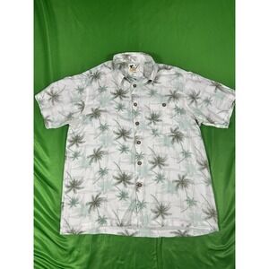 Vintage Ron Chereskin 100% Rayon Palm Tree Aloha Shirt